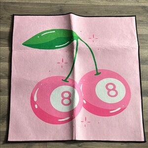 Pink Cherry 8 Ball Rug